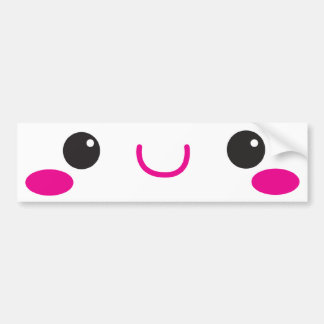 Adesivo Para Carro CARA de KAWAII bonito!