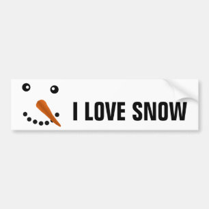 ADESIVO PARA CARRO CARA DO BONECO DE NEVE