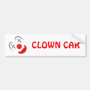 Adesivo Para Carro Cara feliz do palhaço