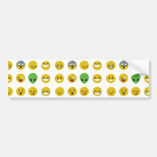Adesivo Para Carro Cara feliz Emoji