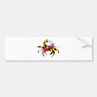 Adesivo Para Carro Caranguejo da bandeira de Maryland