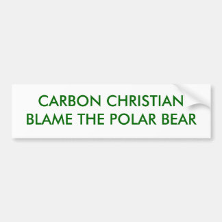 ADESIVO PARA CARRO CARBONO CHRISTIANBLAME O URSO POLAR