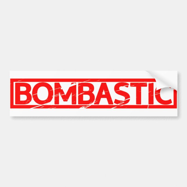 Adesivo Para Carro Carimbo-bomba (Frente)