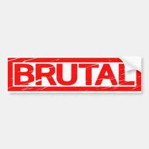 Adesivo Para Carro Carimbo Brutal