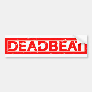 Adesivo Para Carro Carimbo de Deadbeat