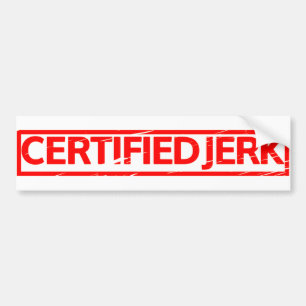 Adesivo Para Carro Carimbo de Jerk Certificado