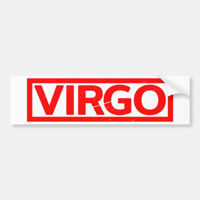 Adesivo Para Carro Carimbo de Virgem (Frente)