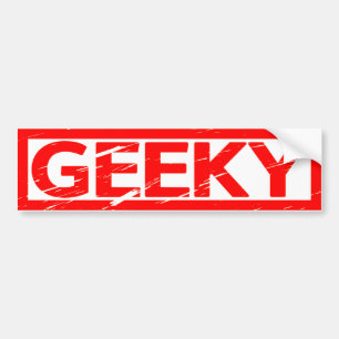 Adesivo Para Carro Carimbo Geeky