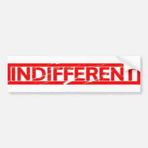 Adesivo Para Carro Carimbo Indiferente