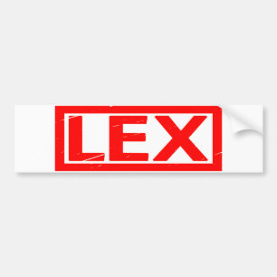 Adesivo Para Carro Carimbo Lex