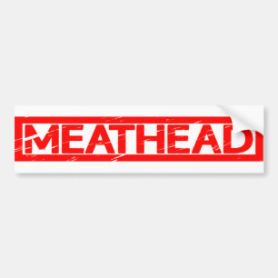 Adesivo Para Carro Carimbo Meathead