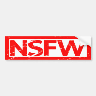 Adesivo Para Carro Carimbo NSFW