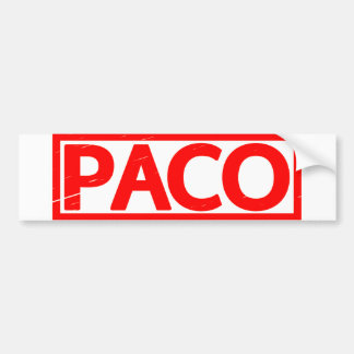 Adesivo Para Carro Carimbo Paco
