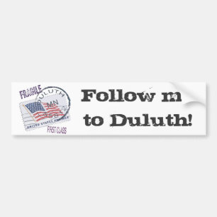 Adesivo Para Carro Carimbo postal Duluth 55812