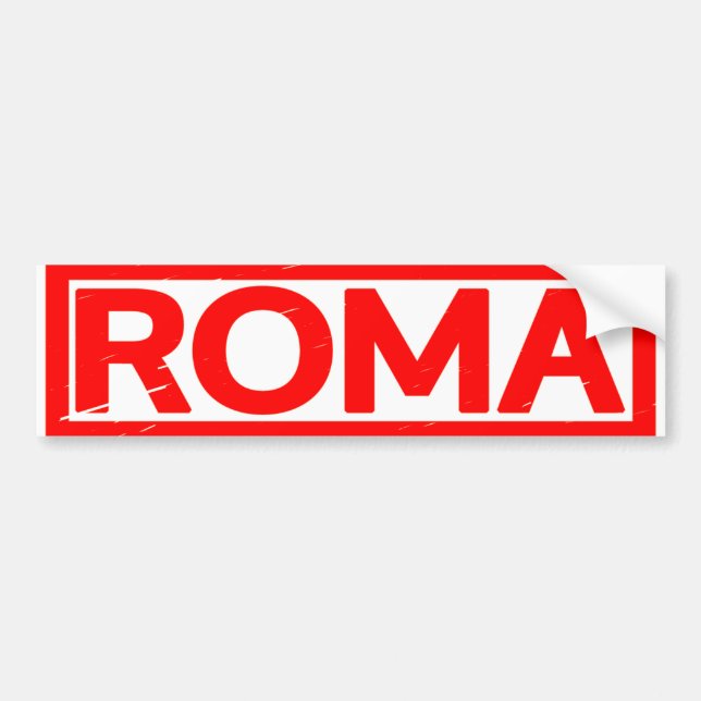 Adesivo Para Carro Carimbo Roma (Frente)