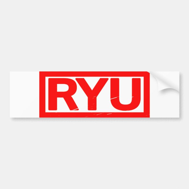 Adesivo Para Carro Carimbo Ryu (Frente)