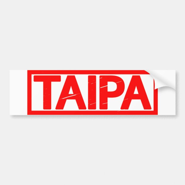 Adesivo Para Carro Carimbo Taipa (Frente)