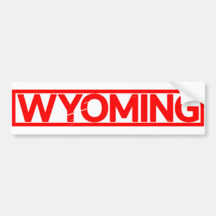 Adesivo Para Carro Carimbo Wyoming