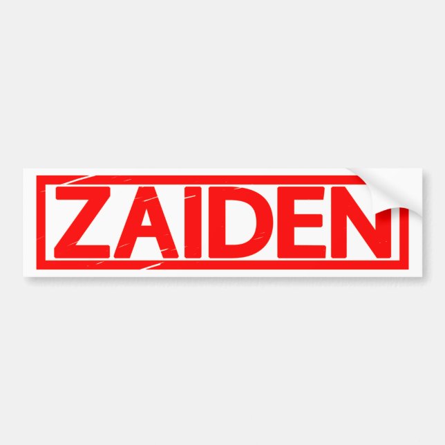 Adesivo Para Carro Carimbo Zaiden (Frente)