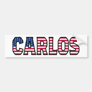 Adesivo Para Carro Carlos Name Vorname USA Aufkleber Sticker Auto