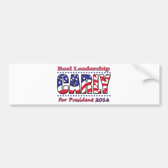 Adesivo Para Carro Carly Fiorina (Frente)