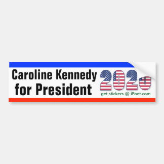 ADESIVO PARA CARRO CAROLINE KENNEDY PARA O SENHOR PRESIDENTE 2020