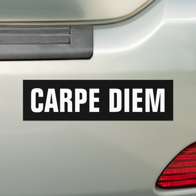 ADESIVO PARA CARRO CARPE DIEM (No carro)