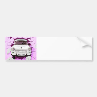 Adesivo Para Carro Carro de Trabant e muro de Berlim