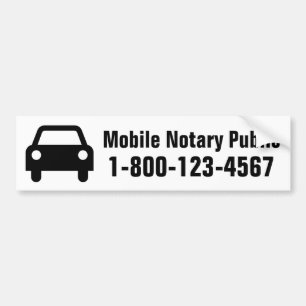 Adesivo Para Carro Carro móvel do notário