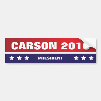 Adesivo Para Carro Carson para o presidente autocolante no vidro
