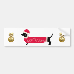 Adesivo Para Carro Cartões de natal de cães