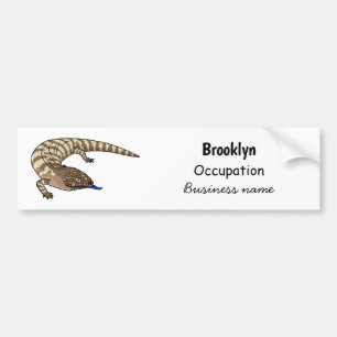 Adesivo Para Carro Cartografia de répteis de lagarto azul