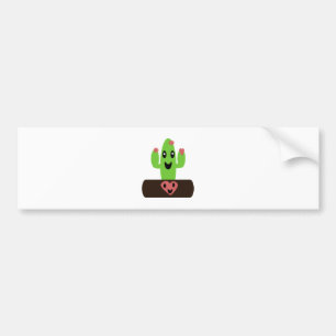 Adesivo Para Carro Cartum Cactus