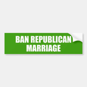 Adesivo Para Carro Casamento do republicano da proibição