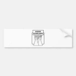 Adesivo Para Carro Casamento realizado "missão" (homossexual)