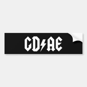 Adesivo Para Carro Caso/autocolante no vidro traseiro de GD/AE