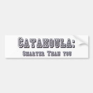 Adesivo Para Carro Catahoula mais esperto do que você