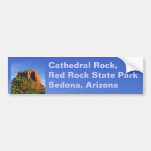Adesivo Para Carro Cathedral Rock, Sedona Arizona Bumper Sticker