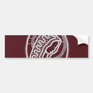 Adesivo Para Carro Catholic Blessed Virgin Mary, lace