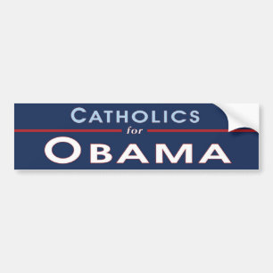 Adesivo Para Carro Católicos para Obama