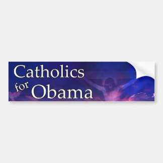 Adesivo Para Carro Católicos para Obama