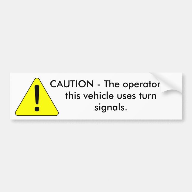 Adesivo Para Carro Cautionary_warning_--_Caution, CUIDADO - o op… (Frente)