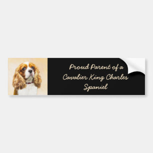 Adesivo Para Carro Cavalier King Charles Spaniel Original