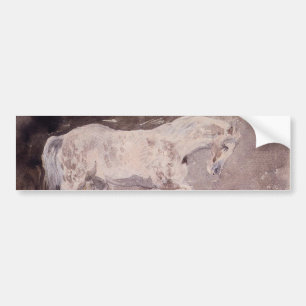 Adesivo Para Carro Cavalo Branco (por Eugene Delacroix)