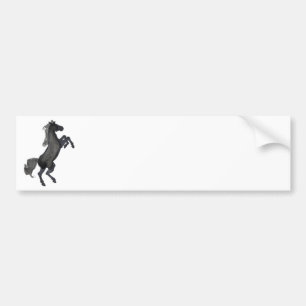 Adesivo Para Carro Cavalo que eleva enfrentando o direito