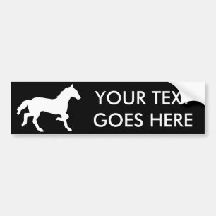 Adesivo Para Carro cavalo simples
