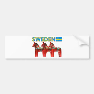 Adesivo Para Carro Cavalos de Dala da suecia