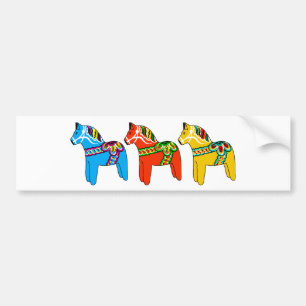 Adesivo Para Carro Cavalos de Dala do sueco