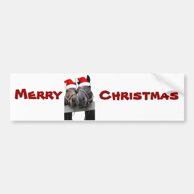 Adesivo Para Carro Cavalos de Natal (Frente)