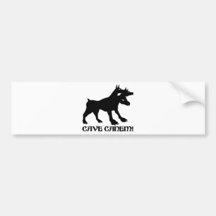 Adesivo Para Carro CAVERNA CANEM - BEWARE do latino de CÃO